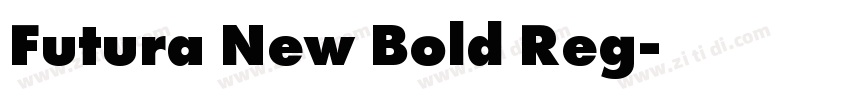 Futura New Bold Reg字体转换 Futura New Bold Reg字体转换
